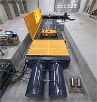 Испытательный стенд для тестирования 1000-тонного подъемного оборудования