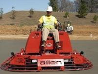 Американская компания Allen представила новую модель затирочной машины