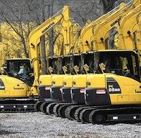 Продажи Komatsu «просели»