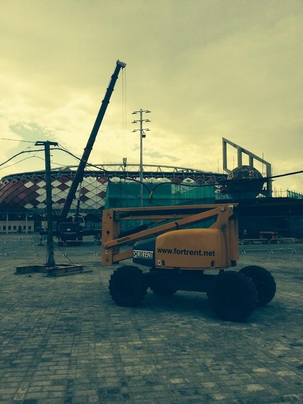 «Фортрент» на строительстве домашнего стадиона «Спартака»